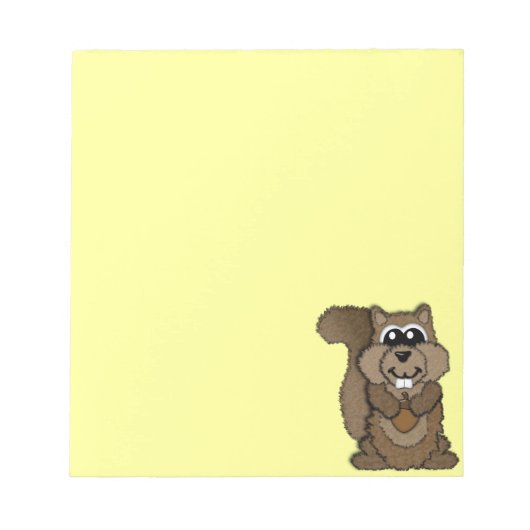 eekhoorn notitieblok (Voorkant)