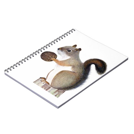 eekhoorn notitieboek (Linkerzijde)