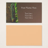 Eekhoorn onderaan Natuur Visitekaartjes (Voorkant /achterkant)