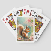 Eekhoorn ontwerp speelkaarten (Achterkant)