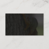 Eekhoorn op boom visitekaartje (Achterkant)