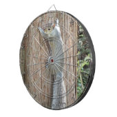 Eekhoorn op boomdartboard dartbord (Voorkant Rechts)