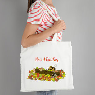 Eekhoorn op Canvas tas