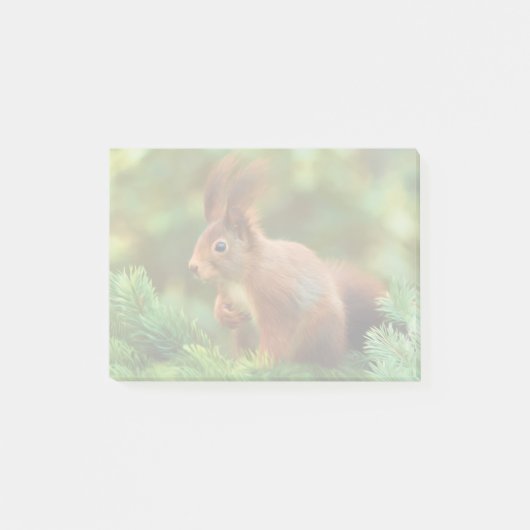 Eekhoorn op een boom post-it® notes (Voorkant)