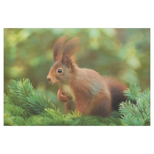 Eekhoorn op een boom stof (Yard (91,4 cm))