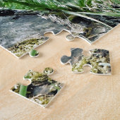 Eekhoorn op een boomstronk legpuzzel (Zijkant)