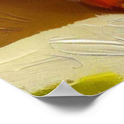 Eekhoorn op een strand poster (Hoek)