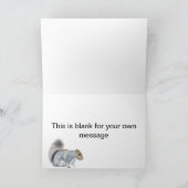 Eekhoorn op het platteland kaart (Binnen)