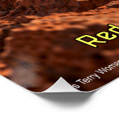 Eekhoorn op Mars Perfect Poster (Hoek)