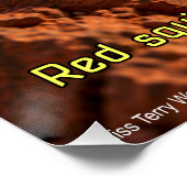 Eekhoorn op Mars Perfect Poster (Hoek)