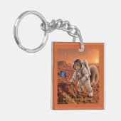 Eekhoorn op Mars Sleutelhanger (Voorkant Links)