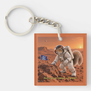 Eekhoorn op Mars Sleutelhanger