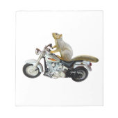 Eekhoorn op motorfiets notitieblok (Voorkant)