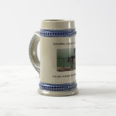 Eekhoorn op steins bierpul (Voorkant links)