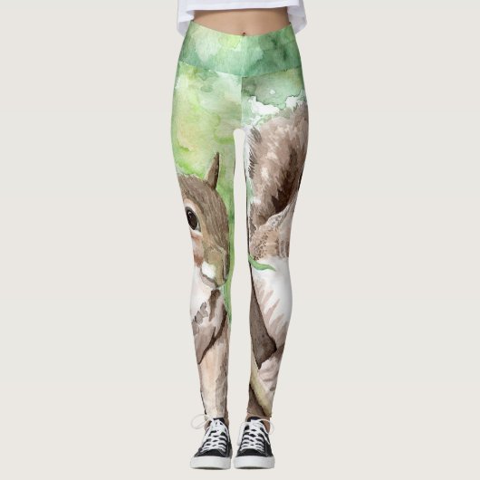 Eekhoorn op uw Leggings voor kunstwerken (Voorkant)
