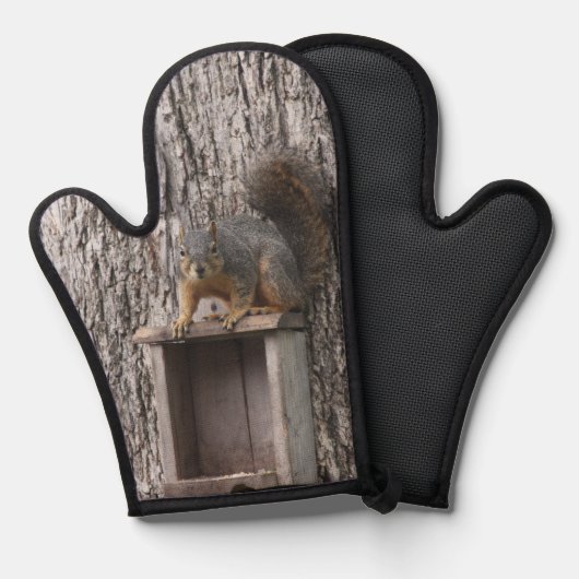 eekhoorn ovenwant (Voorkant / Achterkant)