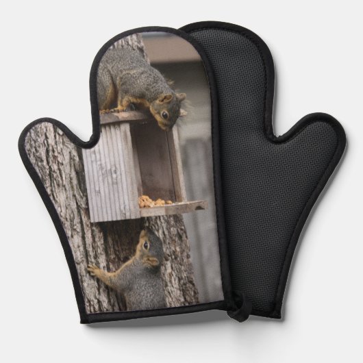 eekhoorn ovenwant (Voorkant / Achterkant)