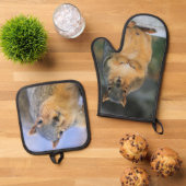 eekhoorn ovenwant & pannenlap set (Top down)