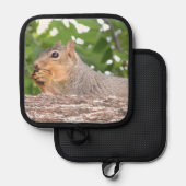 eekhoorn pannenlap (Voorkant / Achterkant)