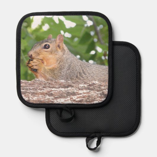 eekhoorn pannenlap (Voorkant / Achterkant)