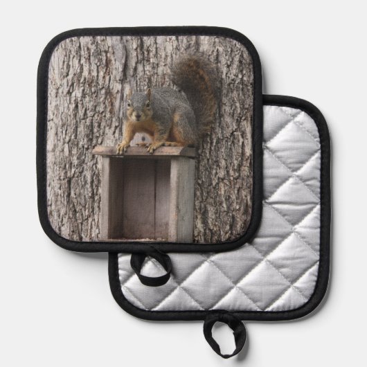 eekhoorn pannenlap (Voorkant / Achterkant)