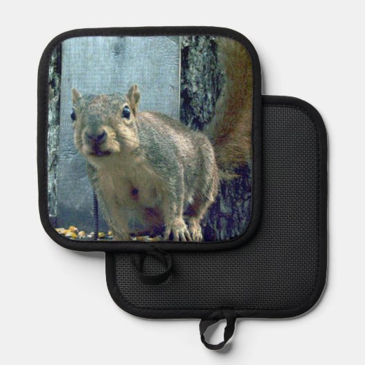 eekhoorn pannenlap (Voorkant / Achterkant)