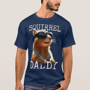 Eekhoorn Papa Papa Vaders Dag Eekhoorn Vader T-shirt