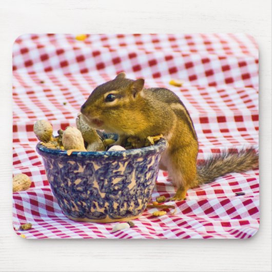 Eekhoorn Picknick Muismat (Voorkant)