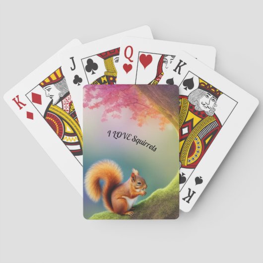 eekhoorn pokerkaarten (Achterkant)