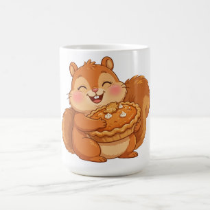 Eekhoorn Pompoentaart Thanksgiving Koffiemok