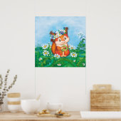 eekhoorn poster (Keuken)