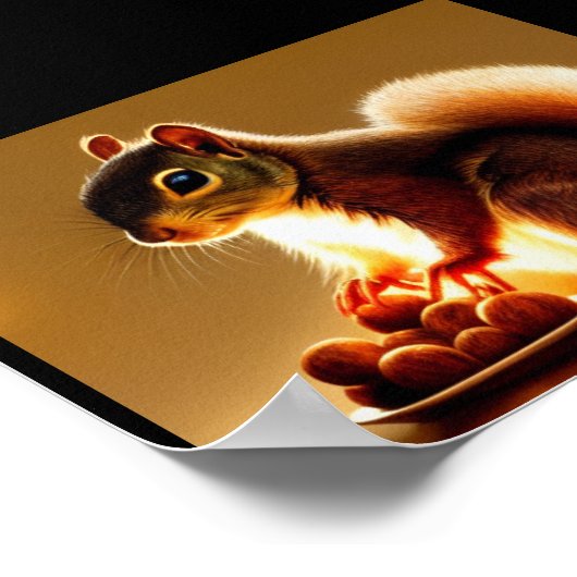 eekhoorn poster (Hoek)