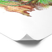 Eekhoorn Poster van wilde dieren (Hoek)