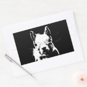 eekhoorn rechthoekige sticker (Envelop)