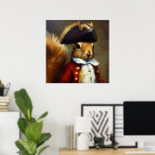 Eekhoorn Redcoat Poster (Thuiskantoor)
