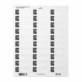 Eekhoorn retour adreslabels etiket (Full Sheet)