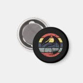 Eekhoorn Retro Magneet (Voorkant / Achterkant)
