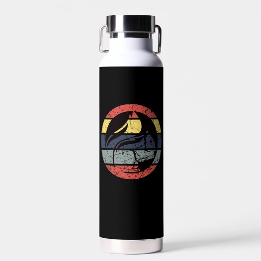 Eekhoorn Retro Waterfles (Voorkant)