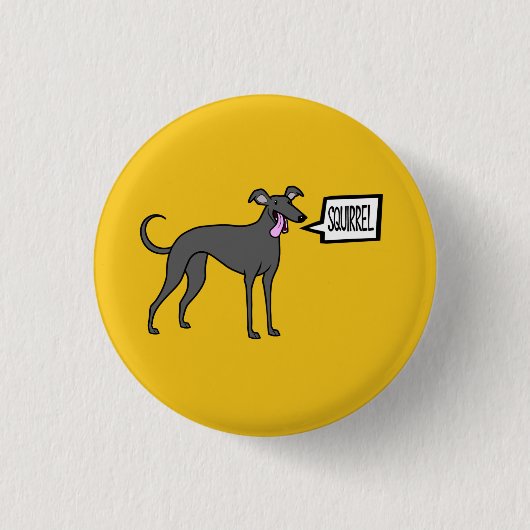 Eekhoorn! Ronde Button 3,2 Cm (Voorkant)