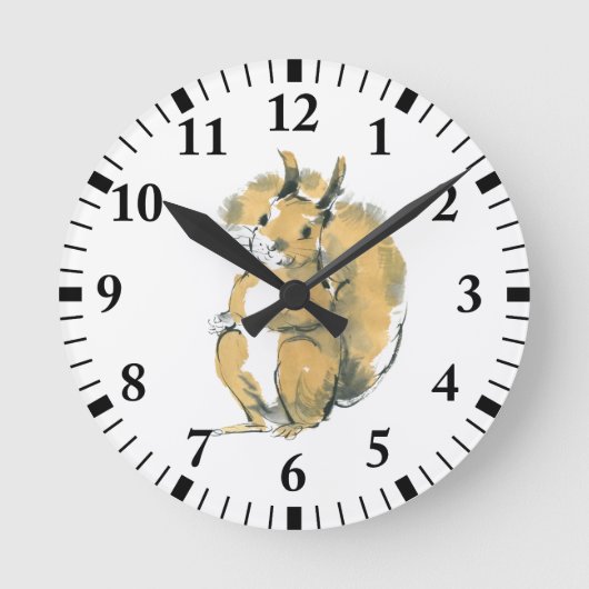 Eekhoorn Ronde Klok (Voorkant)
