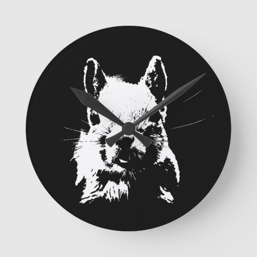 eekhoorn ronde klok (Voorkant)