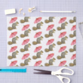Eekhoorn Roze Parasol Tissue Papier (Craft)
