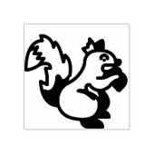 eekhoorn rubberstempel (Afrduk)