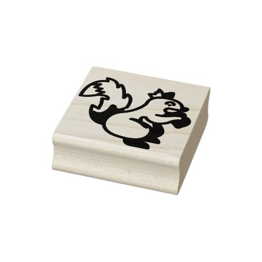 eekhoorn rubberstempel (Stempel)