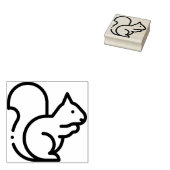 eekhoorn rubberstempel (Gestempeld)
