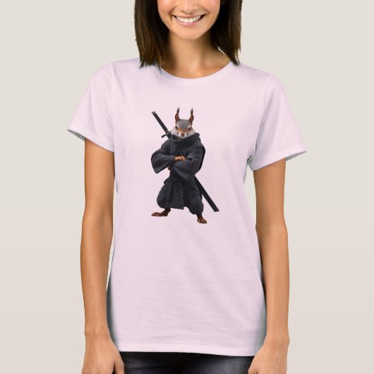 Eekhoorn Samurai T-shirt (Voorkant)