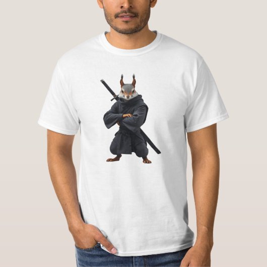 Eekhoorn Samurai T-shirt (Voorkant)