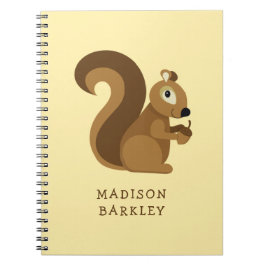 Eekhoorn Schattig Kind Bos Notitieboek