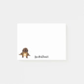 Eekhoorn schattig monogram post-it® notes (Voorkant)