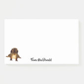 Eekhoorn schattig monogram post-it® notes (Voorkant)